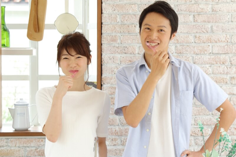 食後の歯磨き